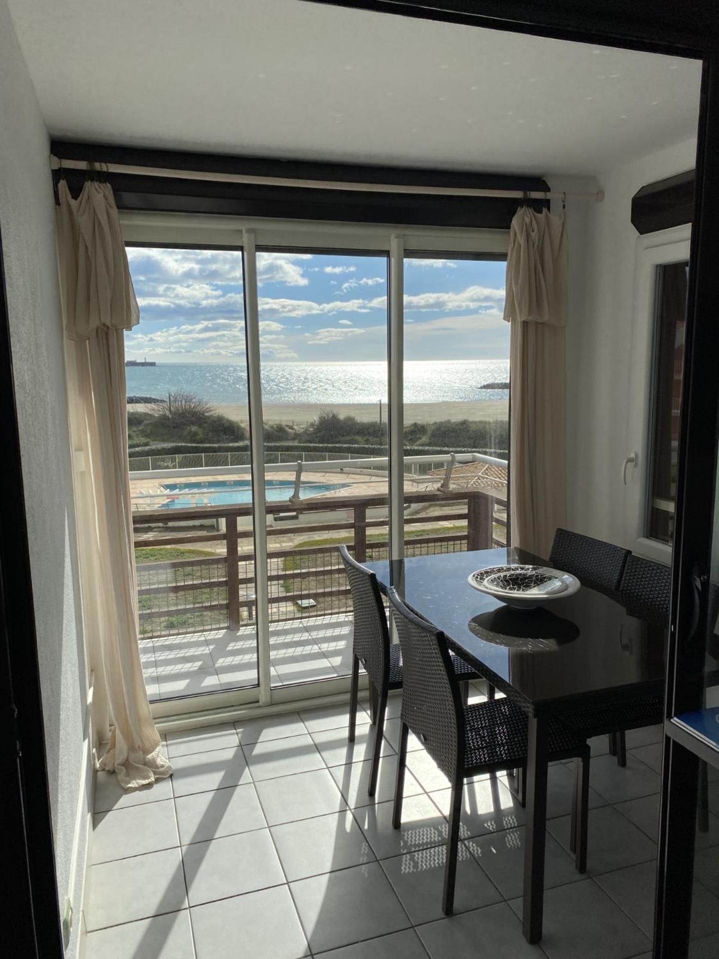 Appartement Vue Mer Le Sunset Agde Extérieur photo